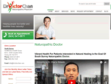 Tablet Screenshot of drvictorchan.com